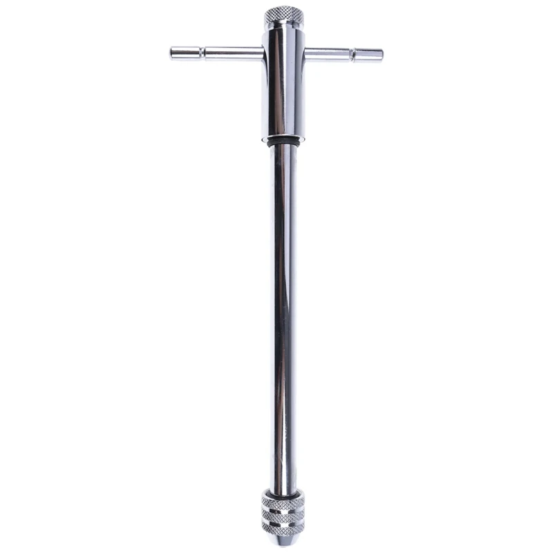 EXACT Long Ratchet Tap Wrench Steel Adjustable M3 to M12 Plated Finish 05043