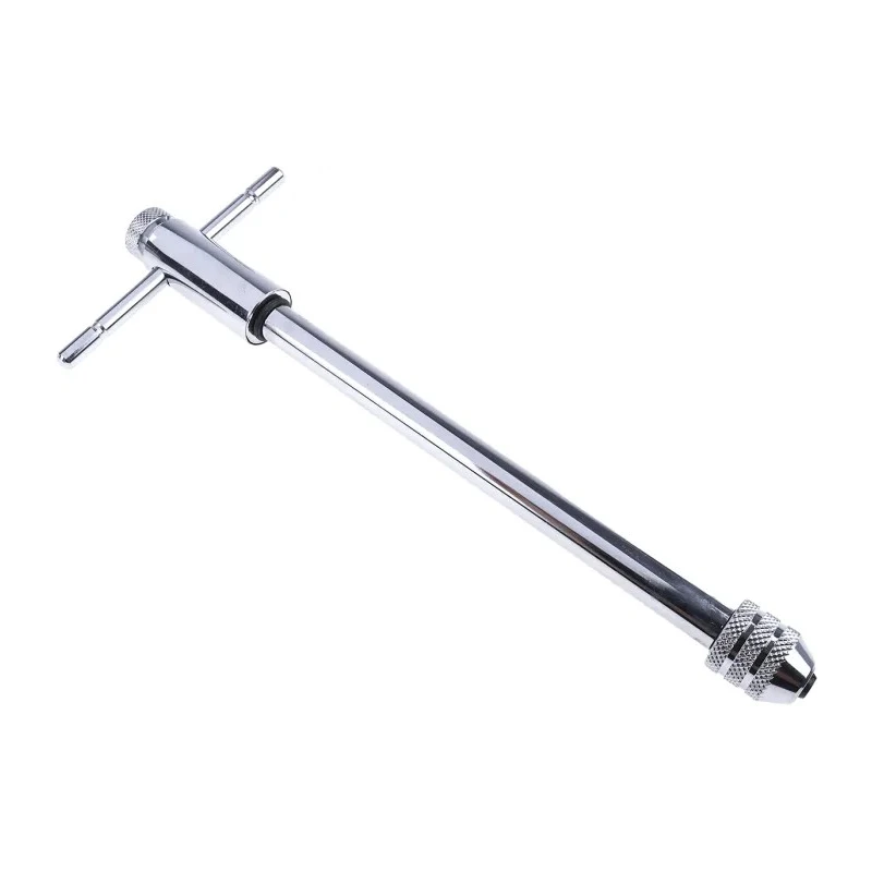 EXACT Long Ratchet Tap Wrench Steel Adjustable M3 to M12 Plated Finish 05043