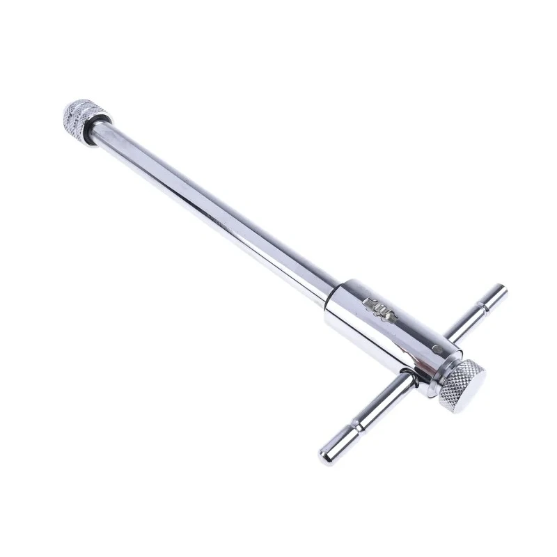 EXACT Long Ratchet Tap Wrench Steel Adjustable M3 to M12 Plated Finish 05043