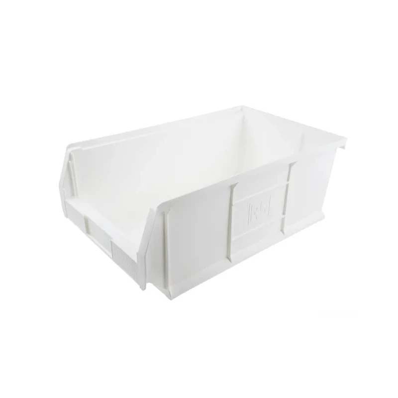 RS PRO Polypropylene Storage Bin White 510 mm x 315 mm x 200 mm Load Capacity 36kg 456-3426