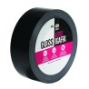 Advance Tapes Black Gloss Cloth Gaffa Tape 50mm x 50m, 0.22mm Thick AT202
