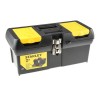 Stanley Plastic Tool Box 400 mm Length 190 mm Width 185 mm Height Black Yellow 1-92-065