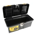 Stanley Plastic Tool Box 400 mm Length 190 mm Width 185 mm Height Black Yellow 1-92-065
