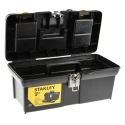 Stanley Plastic Tool Box 400 mm Length 190 mm Width 185 mm Height Black Yellow 1-92-065