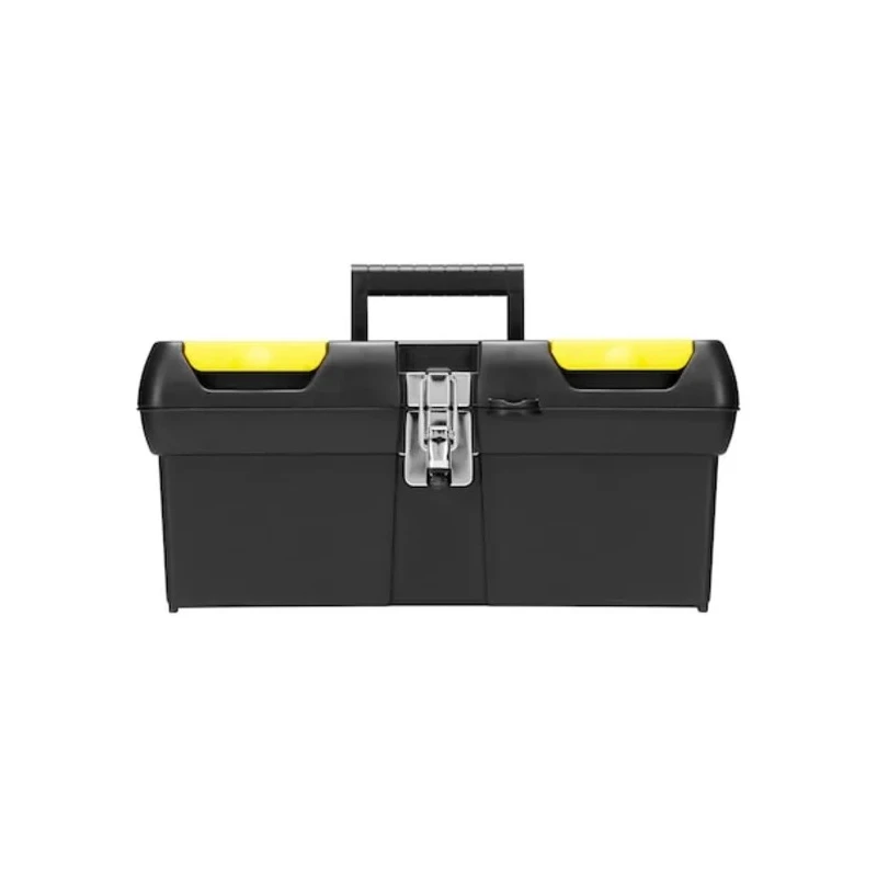 Stanley Plastic Tool Box 400 mm Length 190 mm Width 185 mm Height Black Yellow 1-92-065