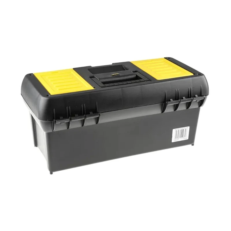 Stanley Plastic Tool Box 400 mm Length 190 mm Width 185 mm Height Black Yellow 1-92-065