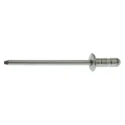 POP Aluminium Blind Rivet, 3.2 mm Diameter, 7.9 mm Length, Steel Mandrel, Plain Finish EBD406BS