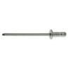 POP Aluminium Blind Rivet, 3.2 mm Diameter, 7.9 mm Length, Steel Mandrel, Plain Finish EBD406BS