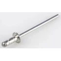 POP Aluminium Blind Rivet, 3.2 mm Diameter, 7.9 mm Length, Steel Mandrel, Plain Finish EBD406BS