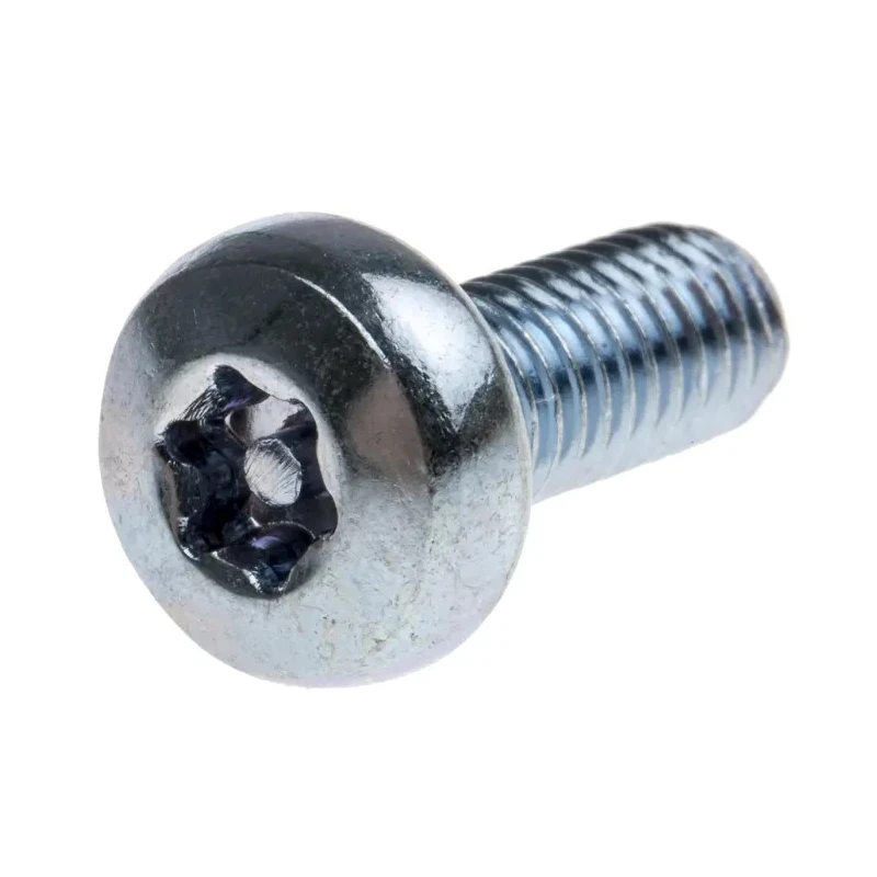 RS PRO Tamper Proof Security Screw M5 x 12 mm Steel, Bright Zinc Finish 482-8357