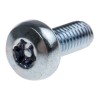 RS PRO Tamper Proof Security Screw M5 x 12 mm Steel, Bright Zinc Finish 482-8357