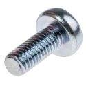 RS PRO Tamper Proof Security Screw M5 x 12 mm Steel, Bright Zinc Finish 482-8357
