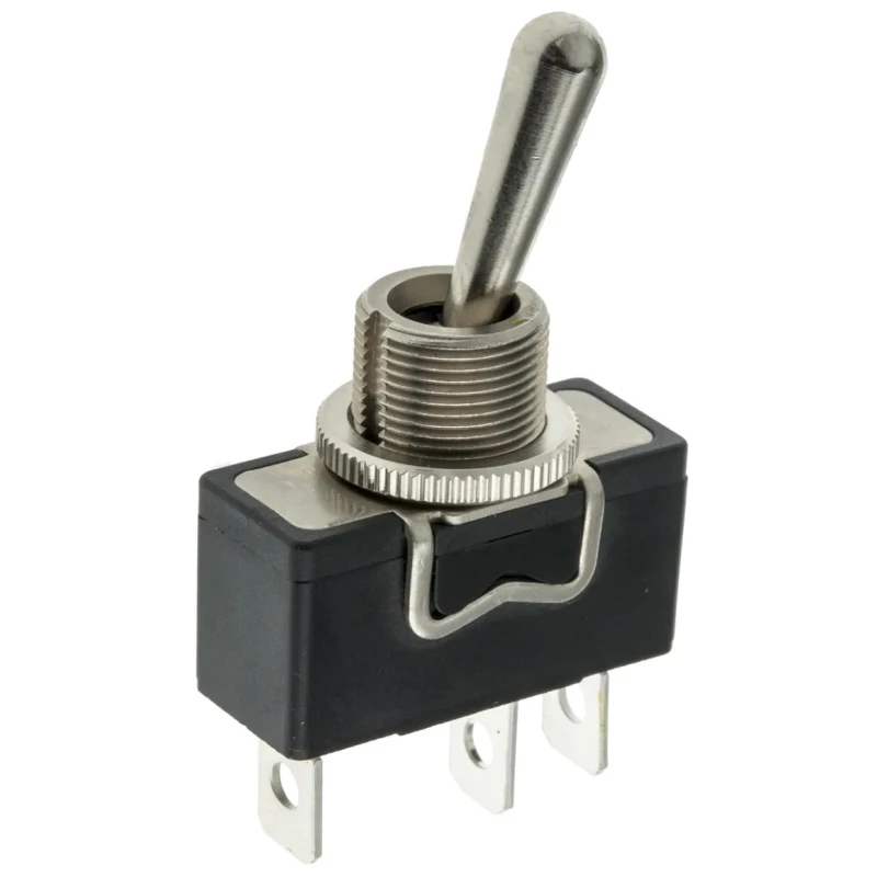 APEM Toggle Switch Panel Mount On-Off-On SPDT 15A 24V DC 250V AC X32CP