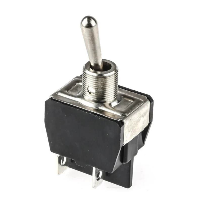 APEM Panel Mount Toggle Switch On-Off DPST, Tab Terminal, 24 V dc, 250 V ac Y12CP