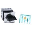 Siemens 3-Pole Panel Mount Isolator Switch, IP65, 16A, 7.5 kW, 690V AC, Black Handle 