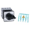 Siemens 3-Pole Panel Mount Isolator Switch, IP65, 16A, 7.5 kW, 690V AC, Black Handle