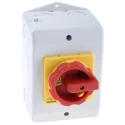 Siemens 3-Pole Front Mount Isolator Switch IP65, 32A, 12 kW, Red Handle 