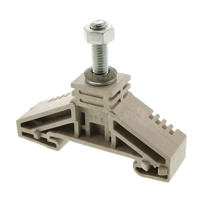 Weidmüller WF Series Stud Terminal Dark Beige, 35mm² Cable CSA, 1-Level, Bolt Termination, 125A Current, 1kV 1780850000