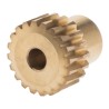 RS Pro Bronze 0.8 Module Worm Wheel Gear 20 Tooth 12 mm Hub Diameter 16.03 mm Pitch Diameter 18 mm Face Width 521-6834