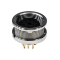 Lumberg 12 Pole Straight M16 DIN Socket Panel Mount Female Threaded Connector 60V AC 3A IP40 KFV 120