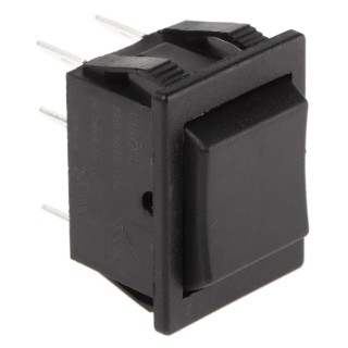 Arcolectric (Bulgin) Ltd DPDT 16A On-Off-On (On)-Off-(On) Rocker Switch Panel 30x22 mm IP65 C1572ALAAA