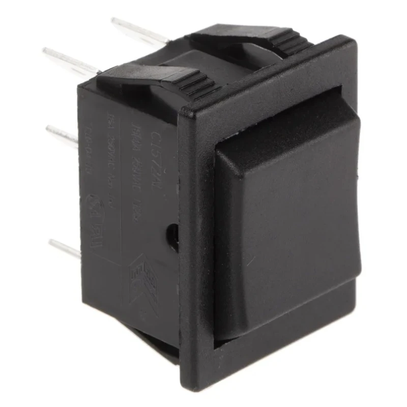 Arcolectric (Bulgin) Ltd DPDT 16A On-Off-On (On)-Off-(On) Rocker Switch Panel 30x22 mm IP65 C1572ALAAA