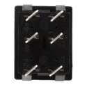 Arcolectric (Bulgin) Ltd DPDT 16A On-Off-On (On)-Off-(On) Rocker Switch Panel 30x22 mm IP65 C1572ALAAA