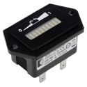 Curtis 906 Series Digital Voltmeter DC, LED Display 10-Digits, 31.2 mm Cutout Height, 53.2 mm Cutout Width 906T12BNBGN