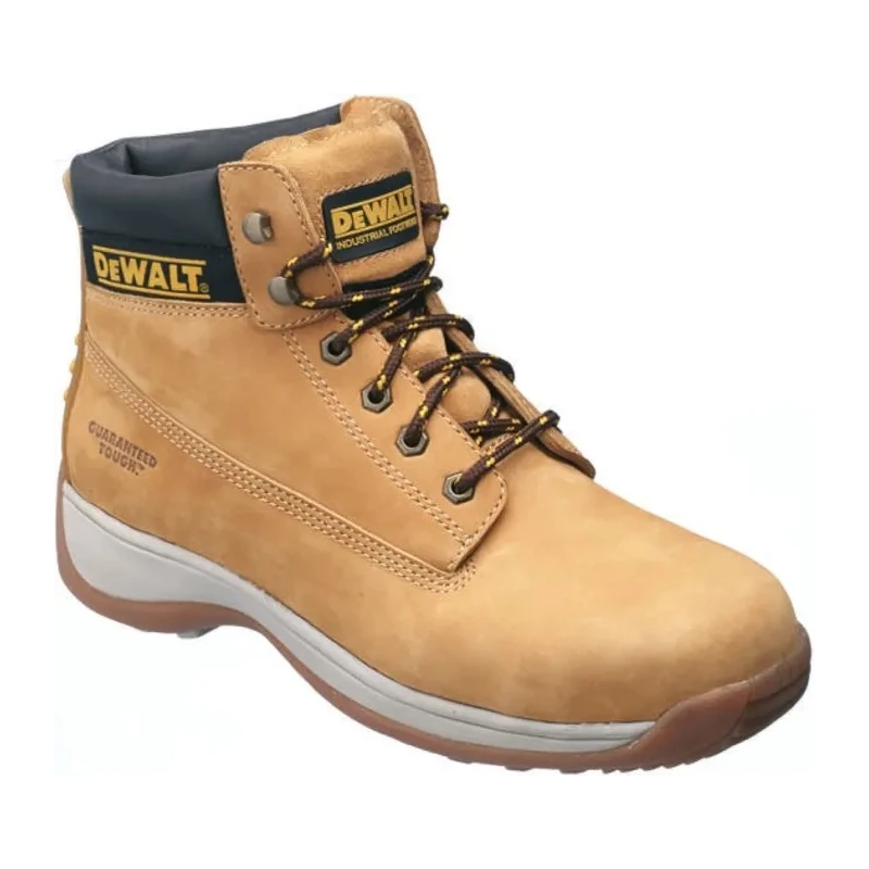 DeWALT Apprentice Honey Steel Toe Capped Men's Safety Boots Size UK 6 EU 40 EN ISO 20345:2011, EN 345 SB APPRENTICE SIZE 6