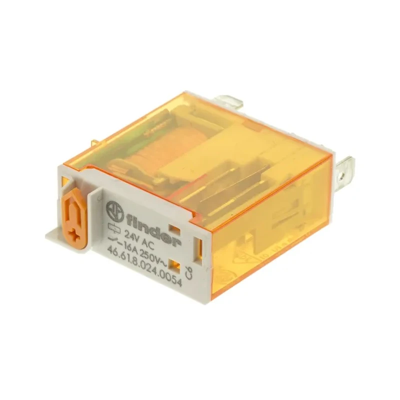 Finder PCB Power Relay 24V AC Coil 16A Switching Current SPDT 46.61.8.024.0054