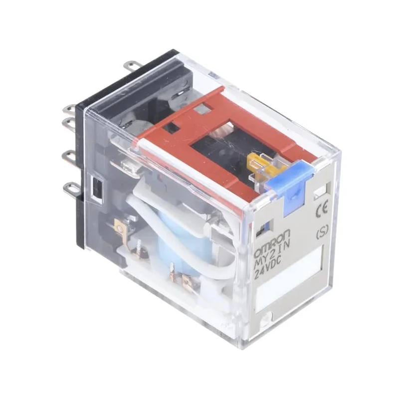 Omron Flange Power Relay 24V dc Coil, 10A Switching Current, DPDT MY2IN DC24(S)