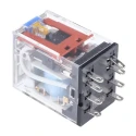 Omron Flange Power Relay 24V dc Coil, 10A Switching Current, DPDT MY2IN DC24(S)