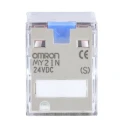 Omron Flange Power Relay 24V dc Coil, 10A Switching Current, DPDT MY2IN DC24(S)