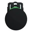 Schneider Electric Harmony XB5 Series Push Button Switch Spring Return Panel Mount 22 mm Cutout SPST Black LED IP65 XB5AC21