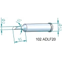 Ersa 2 mm Hoof Shaped 30.5 mm Soldering Iron Tip for i-Tool 102ADLF20
