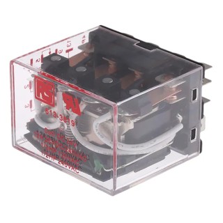 RS PRO Plug-in Power Relay, 24V DC Coil Voltage, 12A Switching Current, 4PDT Contact Configuration 613-3819