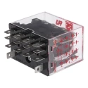 RS PRO Plug-in Power Relay, 24V DC Coil Voltage, 12A Switching Current, 4PDT Contact Configuration 613-3819