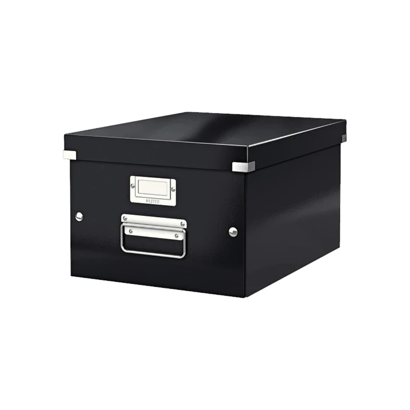 Leitz Black A4 Archive Box 220 mm Height x 325 mm Width x 325 mm Depth W325mm