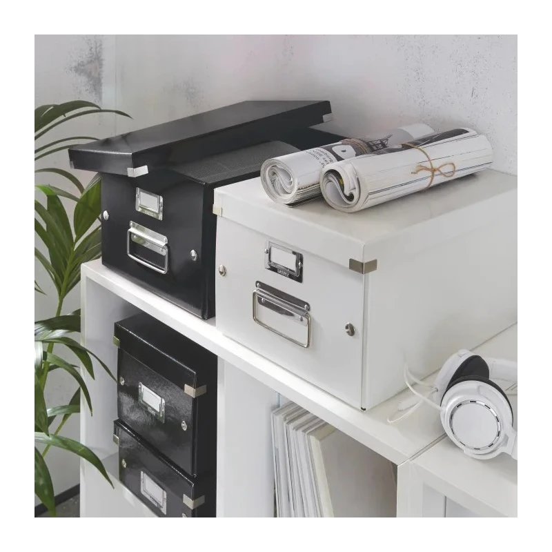 Leitz Black A4 Archive Box 220 mm Height x 325 mm Width x 325 mm Depth W325mm
