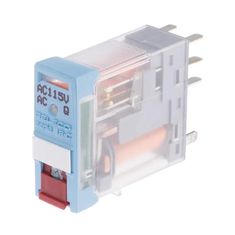 Releco Power Relay PCB Mount DPDT 115V AC Coil 5A Switching Current C12A21X115A