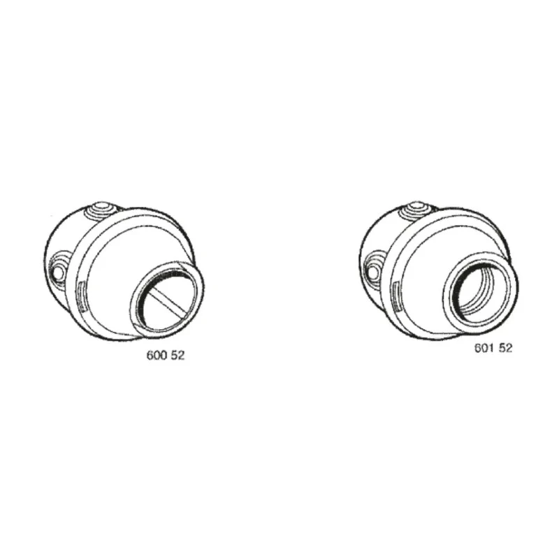 Legrand Batten Lamp Holder Plexo Directional Lighting Fixture, E27 or B22 Socket Base, Max 100W, Model 0 601 52