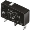 Omron Roller Lever Micro Switch, PCB Terminal, 5A, 250V AC, SPDT, IP40 SSG-5L2P