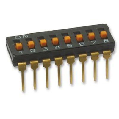 Omron Slide Rotary Coded DIP Switch Through Hole A6T-8104