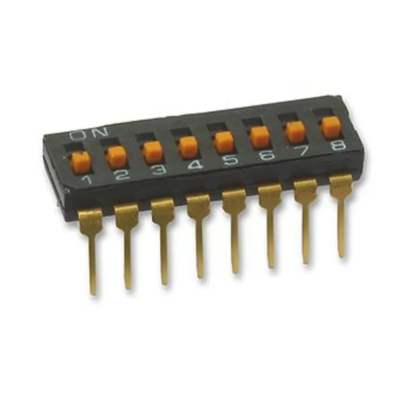Omron Slide Rotary Coded DIP Switch Through Hole A6T-8104