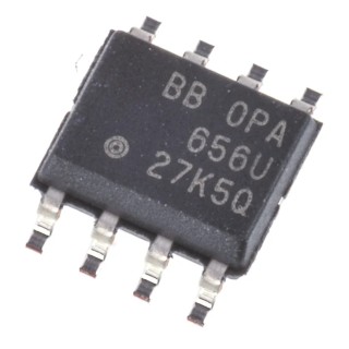 Texas Instruments Operational Amplifier 230 MHz Gain Bandwidth, 8-Pin SOIC Surface Mount, 8V to 12V OPA656U