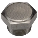 Legris Stainless Steel Pneumatic Silencer Threaded G1, 12 bar Pressure, 32 mm Length 0682 00 34