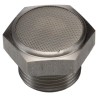Legris Stainless Steel Pneumatic Silencer Threaded G1, 12 bar Pressure, 32 mm Length 0682 00 34