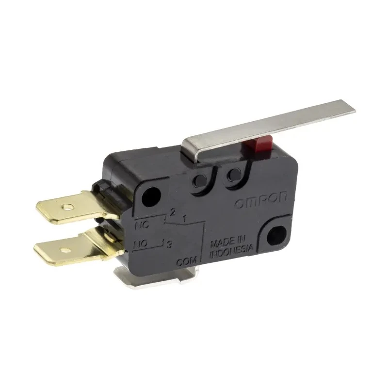 Omron Hinge Lever Micro Switch with Tab Terminal, 16A, 250 V AC, SPDT, IP40 D3V-162-1C5