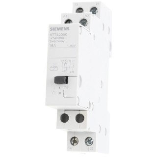 Siemens DIN Rail Power Relay 230V AC Coil 16A Switching Current SPDT 5TT4205-0