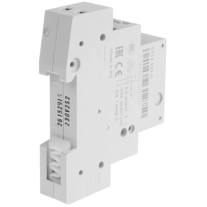 Siemens DIN Rail Power Relay 230V AC Coil 16A Switching Current DPST 5TT4202-0
